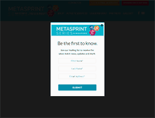 Tablet Screenshot of metasprintseries.com